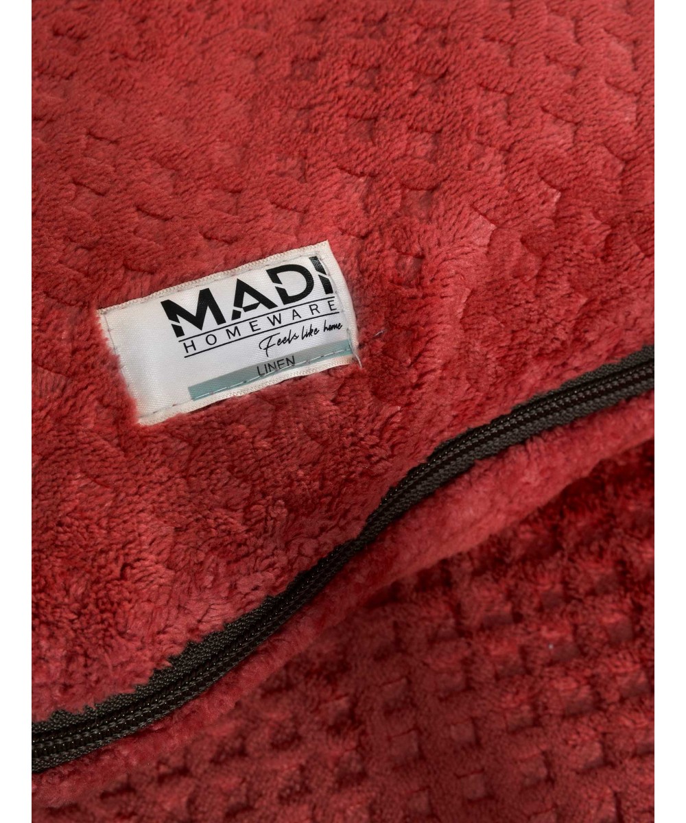 Κουβέρτα BARE RED Κουβέρτα μονή: 160 x 220 εκ.
