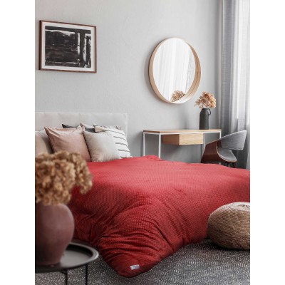 Κουβέρτα BARE RED Κουβέρτα καναπέ: 125 x 170 εκ.