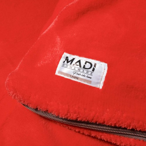 Κουβέρτα DULL RED Κουβέρτα ημίδιπλη: 180 x 240 εκ.