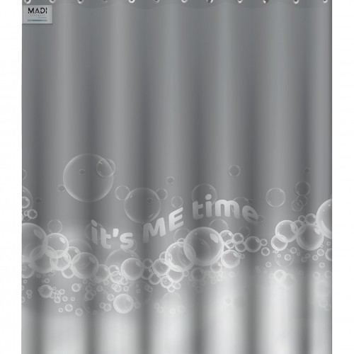 Shower curtain ITS ME TIME Shower curtain: 180 x 180 cm.