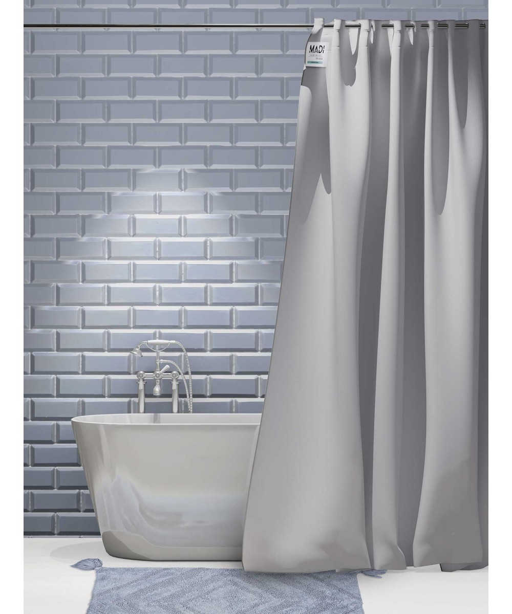 Κουρτίνα μπάνιου LLANO GREY Κουρτίνα μπάνιου: 180 x 180 εκ.