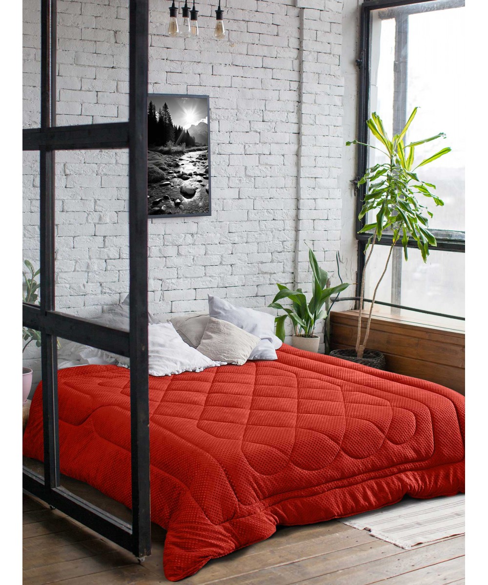 Comforter COMFY RED Comforter semi-double: 180 x 240 cm.