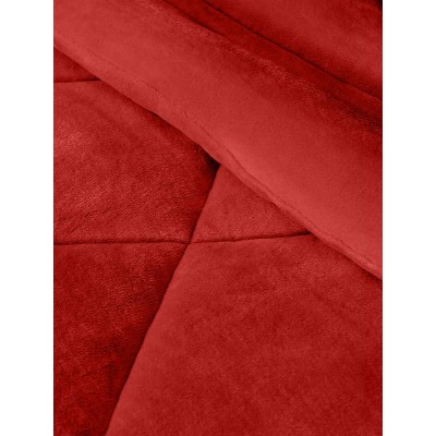 Κουβερτοπάπλωμα UNICOLORE RED Κουβερτοπάπλωμα μονό: 160 x 220 εκ.