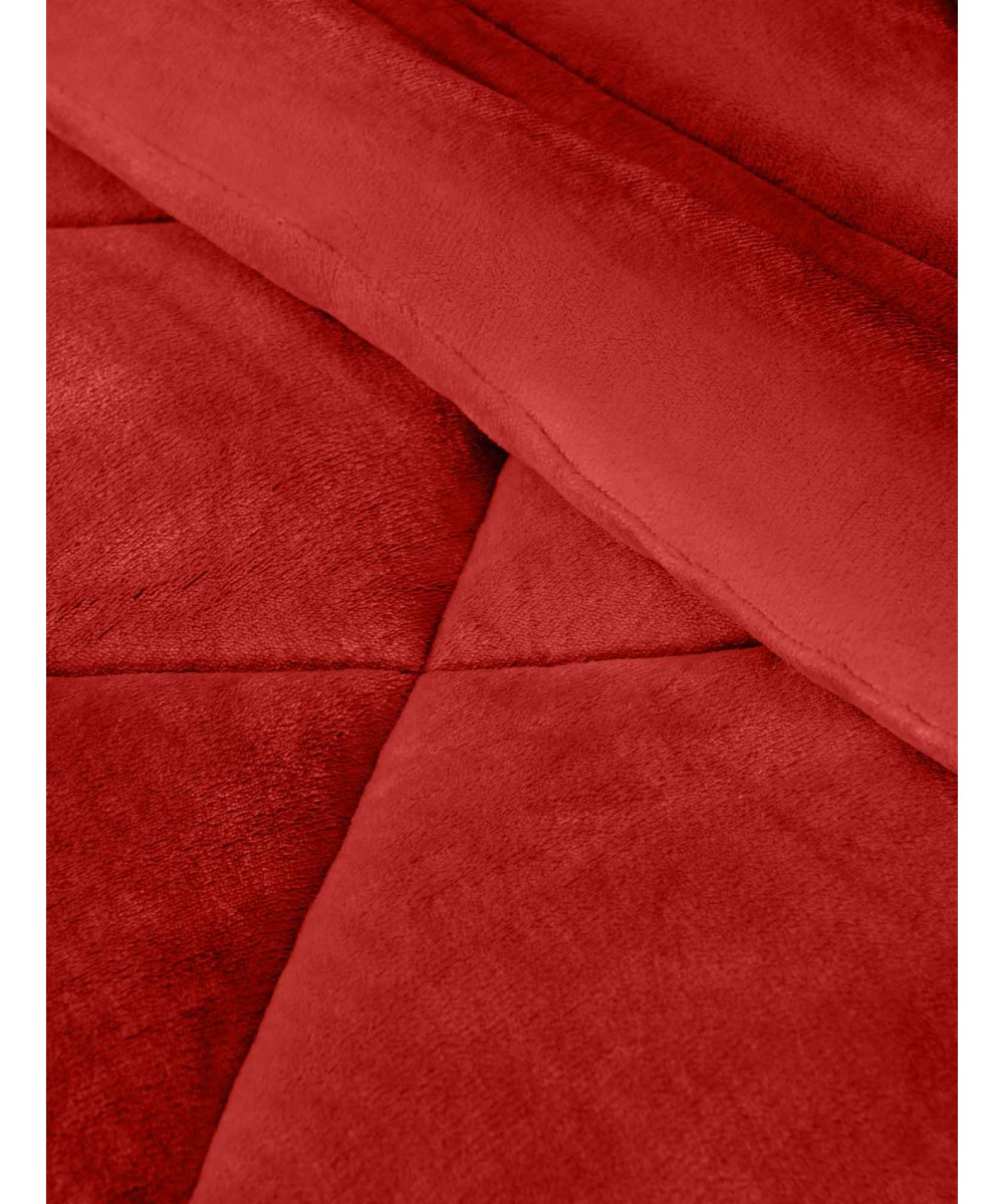 Κουβερτοπάπλωμα UNICOLORE RED Κουβερτοπάπλωμα ημίδιπλο: 180 x 240 εκ.