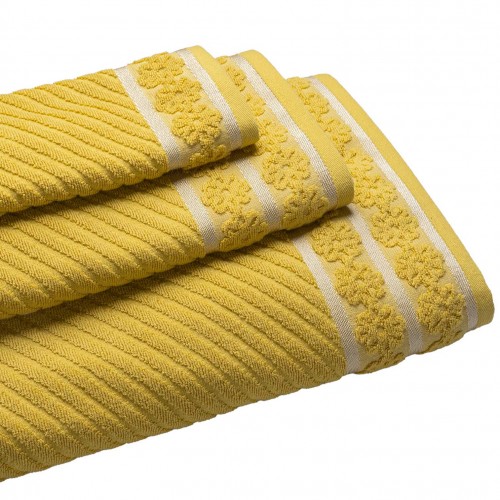 Towel HAZY YELLOW Set of 3 towels (30 x 50 50 x 90 80 x 150 cm.)