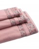 BLOOM PINK towel Set of 3 towels (30 x 50 50 x 90 80 x 150 cm.)