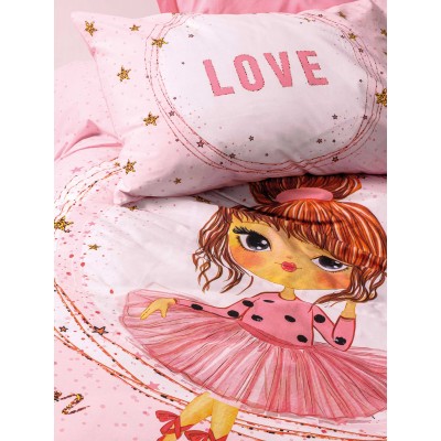Children's Blanket Set LOVE Single blanket set: 170 x 240 1 pillowcase 50 x 70 cm.
