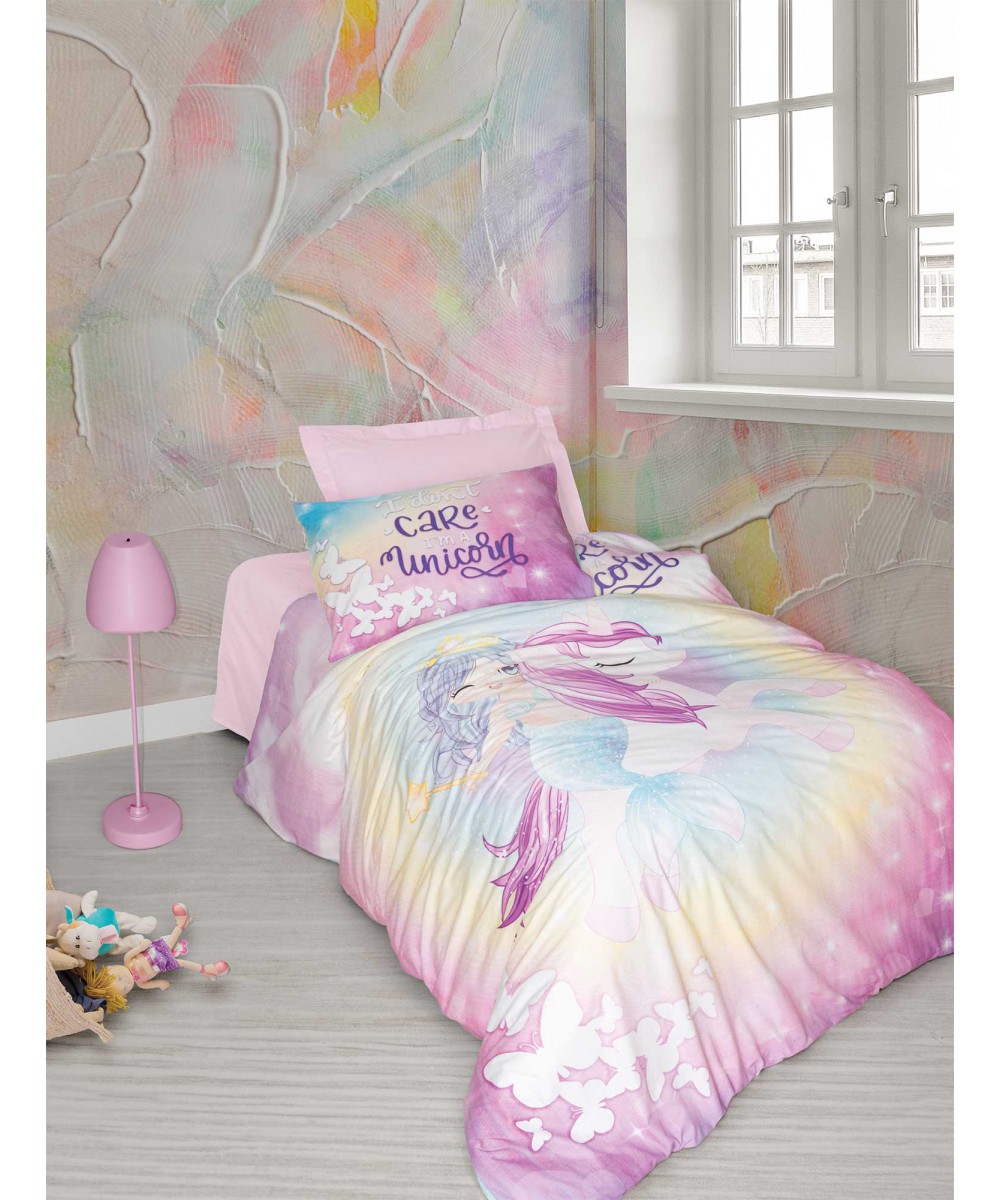 Children's Sheet Set MERMAID Single sheet set with elastic: 170 x 240 100 x 200 30 1 pillowcase 50 x 70 cm.