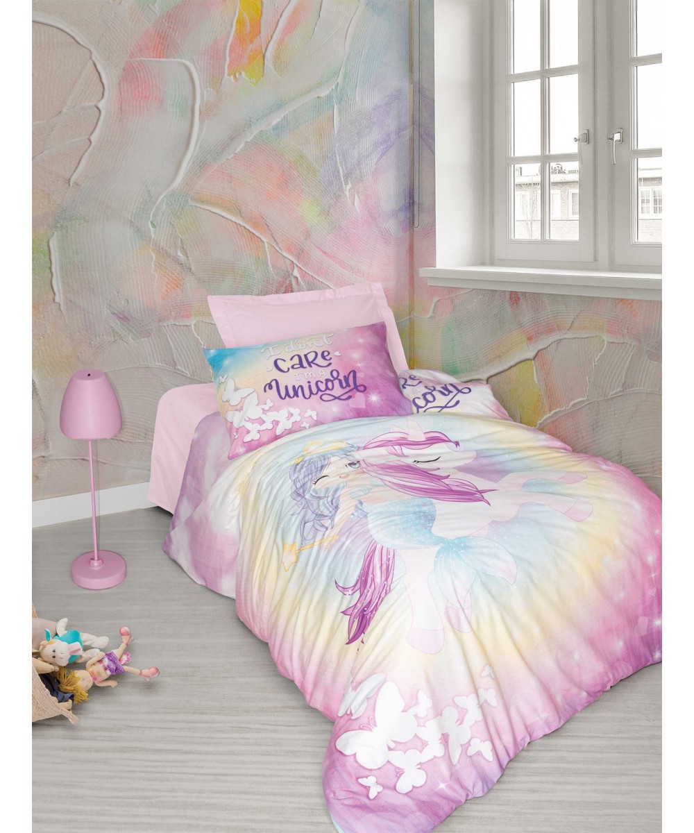 MERMAID Children's Quilt Set Single quilt set: 170 x 240 1 pillowcase 50 x 70 cm.