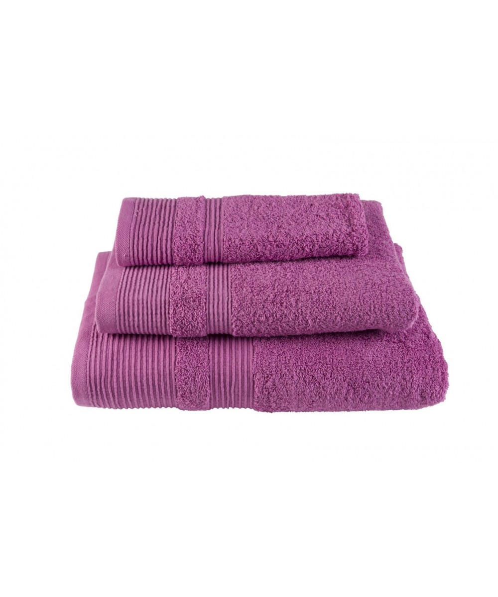 HAND TOWELS DARK LILAC ASTRON Italy