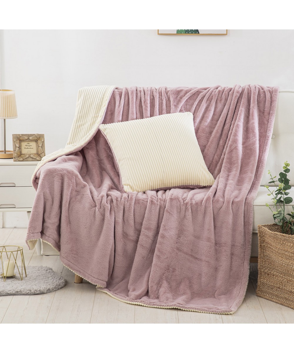 Ριχτάρι-κουβέρτα καναπέ Addictive Art 8403 140x180 Ροζ   Beauty Home