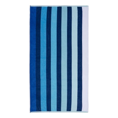 Πετσέτα θαλάσσης Art 2187 90x160 Μπλε ρίγα   Beauty Home