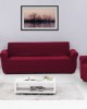 Ελαστικά καλύμματα καναπέ σετ 3τμχ Art 8600 Μπορντό  Μπορντό Beauty Home