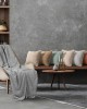 Four-seater Lamb Art Throw 8571 180x350 Gray Beauty Home