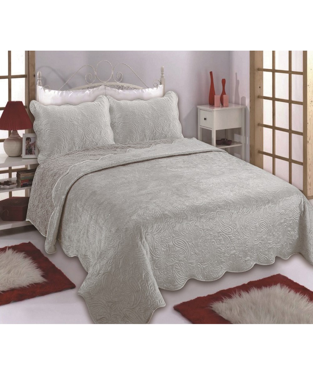 ΚΟΥΒΕΡΛΙ SUPERSOFT NX2212 (160cm x 220cm   1 x 50cm x 70cm ) LIGHT GREY