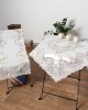 Διακοσμητικά πετσετάκια (1 τεμάχιο) (50cm X 50cm)  YL169-14B λευκό