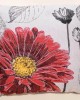 ΜΑΞΙΛΑΡΟΘΗΚΗ (45cm x 45cm) FLOWER RED