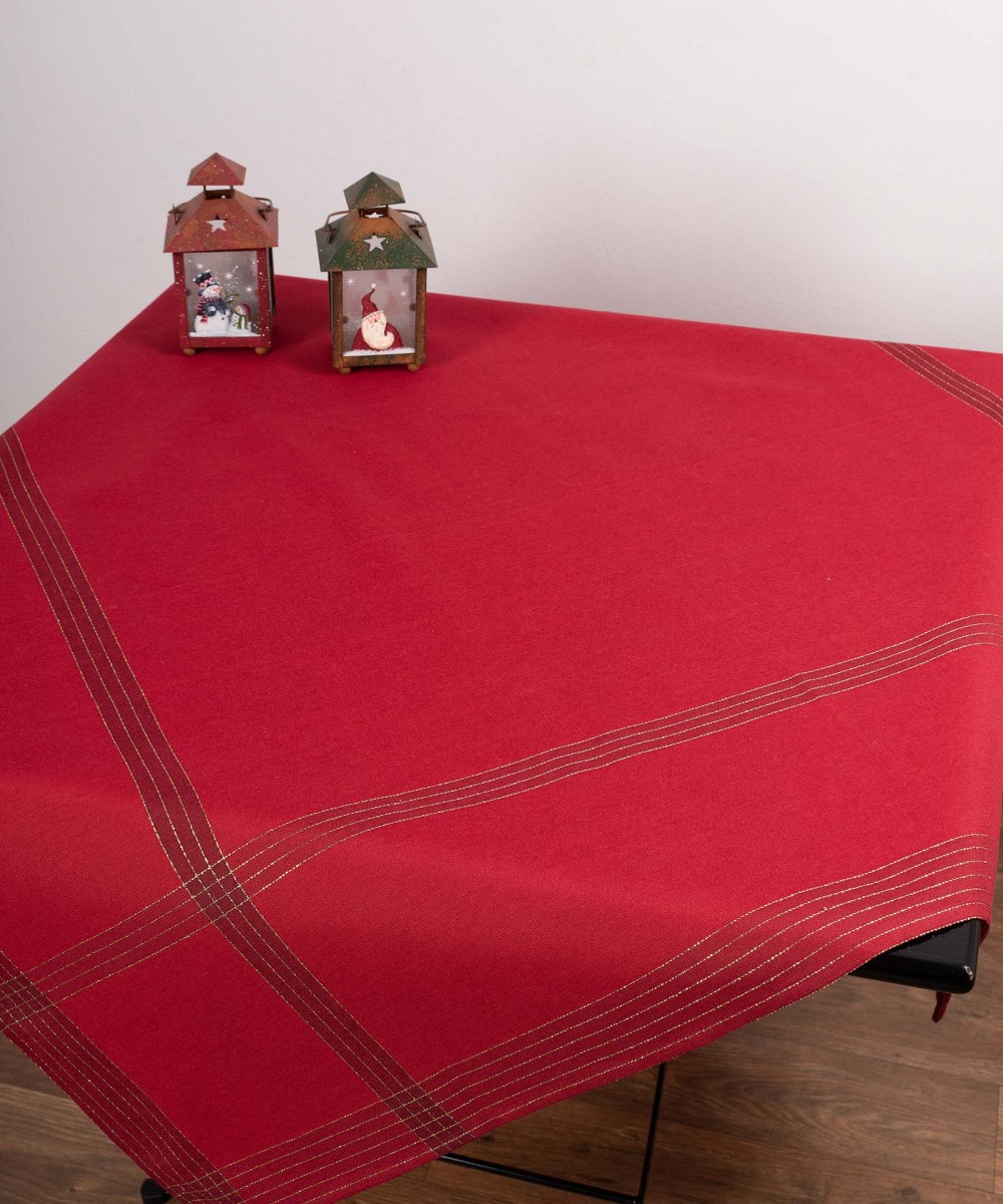 Christmas tablecloth (130cm x 160cm) wky-plain