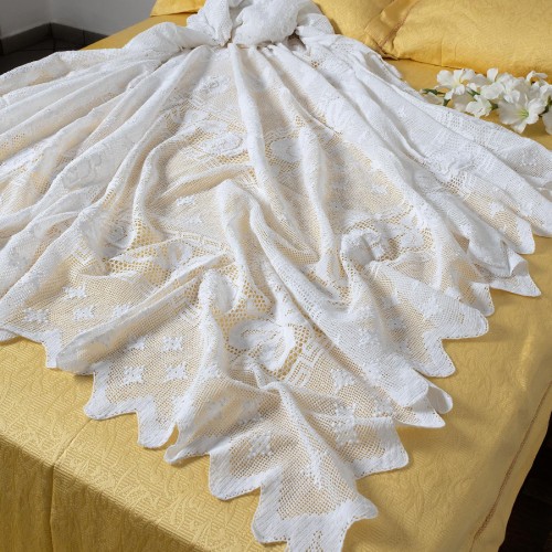 Χειροποίητη πλεκτή κουβέρτα 187 (225cm x 250cm)