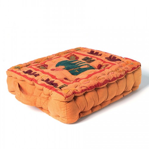 Μαξιλάρι κάθισμα elephant (40cm x 40cm x 10cm) πορτοκαλί