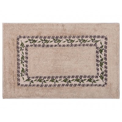 Plain olive mat (40cm x 60cm) brown