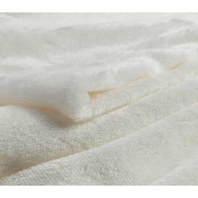 Κουβέρτα - Ριχτάρι super soft  Σχ.Flanou ecrou 180x220cm 100%  polyester