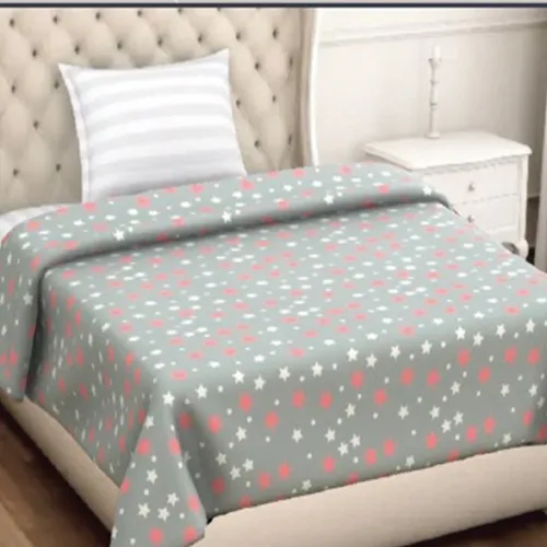 Ημίδιπλη Κουβέρτα Βελουτέ Παιδική  Pink Star 160Χ220 - 2099