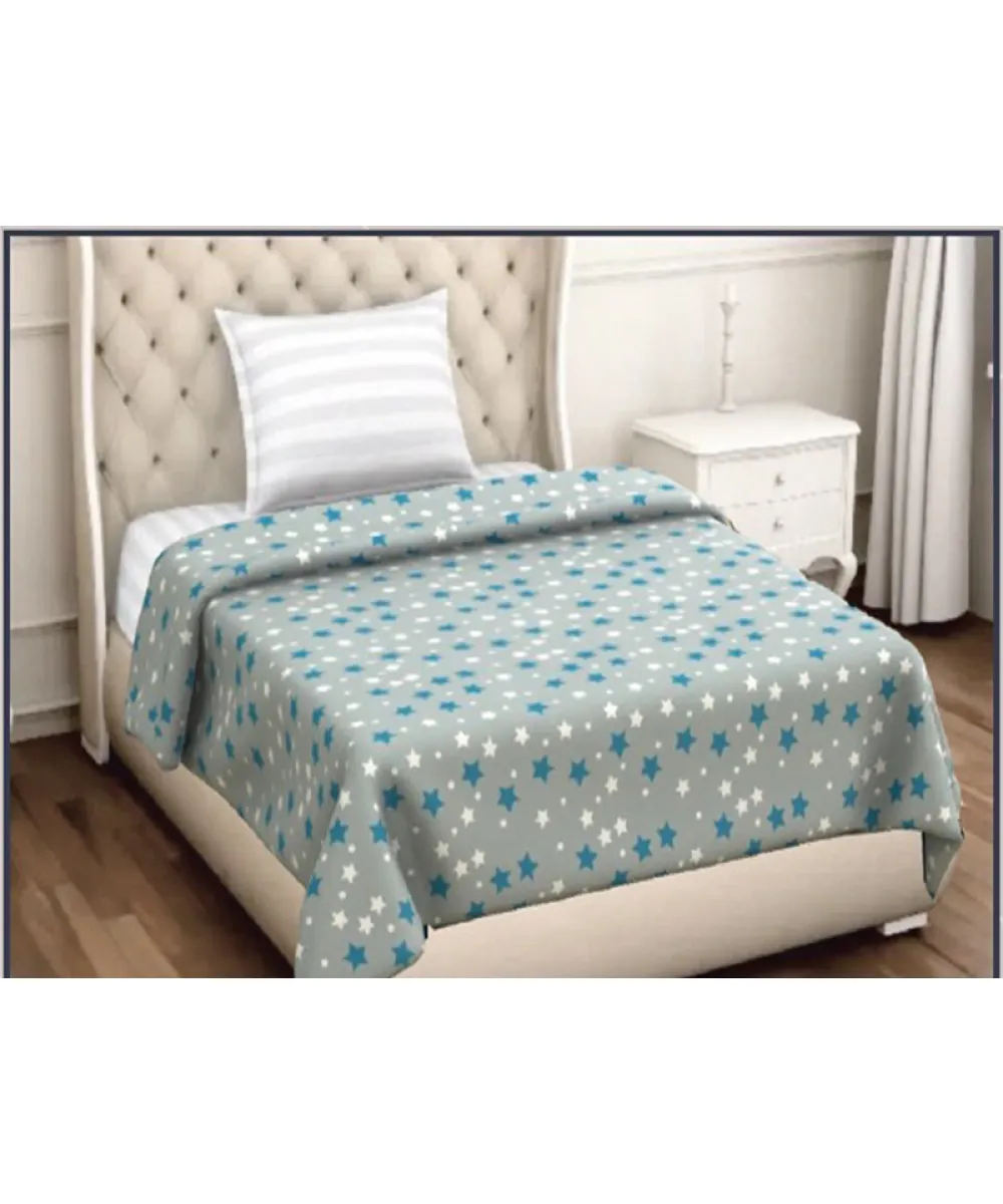 Ημίδιπλη Κουβέρτα Βελουτέ Παιδική  Blue Star 160Χ220 - 2100