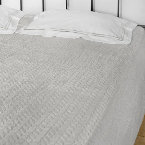 Κουβέρτα Flannel Fleece Υπέρδιπλη 220Χ240 Ideato - CARAM ICE