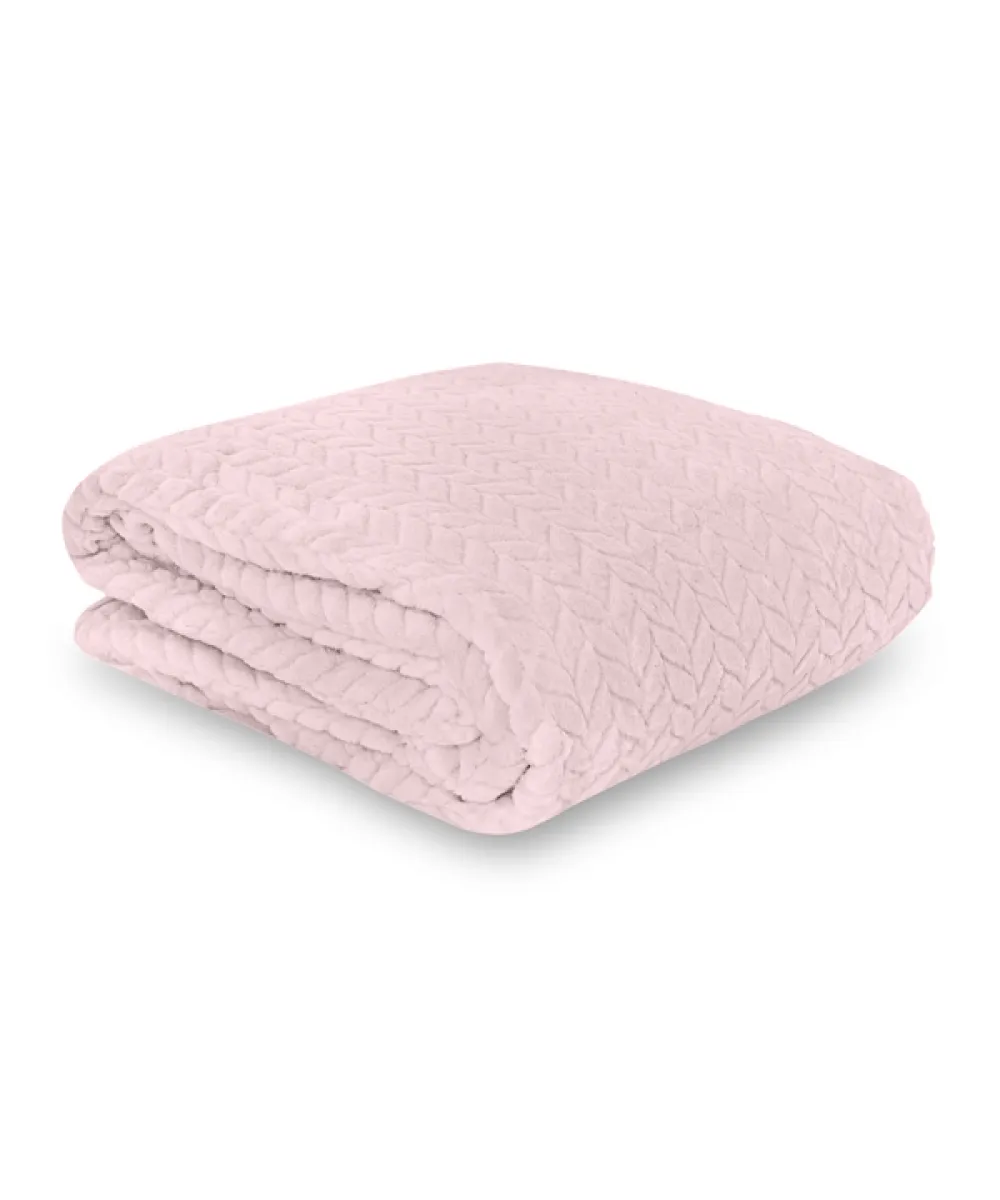 Κουβέρτα Flannel Fleece Υπέρδιπλη 220Χ240 Ideato - CARAM FUCHSIA