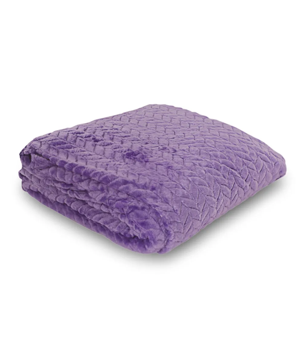 Κουβέρτα Flannel Fleece Υπέρδιπλη 220Χ240 Ideato - CARAM FUCHSIA