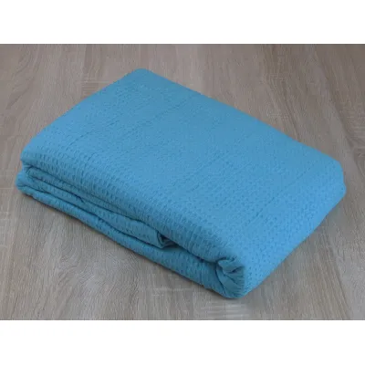 Κουβέρτα Πικέ Ημίδιπλη Sanforized Μπλε 170Χ265 - 1993-1