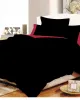 Σετ Σεντόνια ΚΟΜΒΟΣ Cotton Line Black-Red Μονόχρωμα με Φάσα Μονά 160x240 - 7000009-16 Σετ Σεντόνια ΚΟΜΒΟΣ Cotton Line Black-Red Μονόχρωμα με Φάσα Μονά 160x240 - 7000009-16