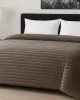 Κουβερτοπάπλωμα Le Blanc Flannel Comfort Μονό 160Χ220 700gsm RIB Moka