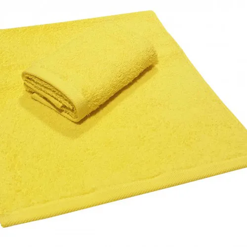 Πετσέτα ΚΟΜΒΟΣ Πεννιέ PLAIN LINE 500γρ/μ2 YELLOW Χειρός 30x50