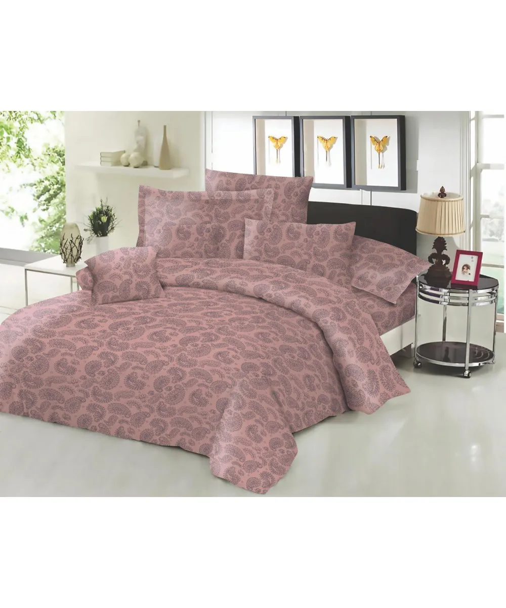 Σετ Σεντόνια ΚΟΜΒΟΣ Cotton Line Printed Lahor Rotten Apple Μονά με λάστιχο 100x200+22