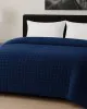 Κουβερτοπάπλωμα Le Blanc Flannel Comfort Σούπερ Υπέρδιπλο 260Χ240 700gsm RIB CUT Navy