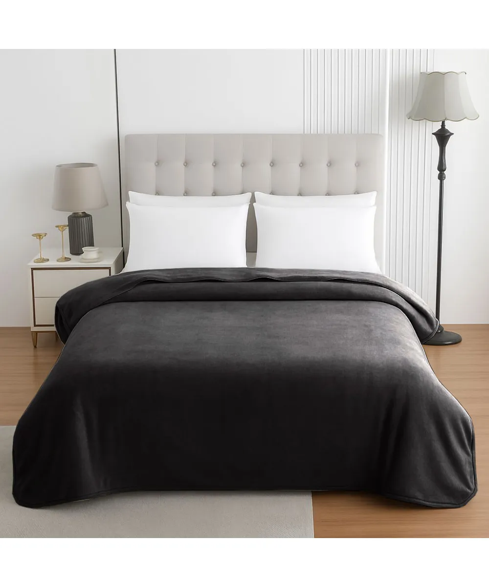Κουβέρτα Le Blanc Βελουτέ 550gr Υπέρδιπλη 220x240 Anthaces