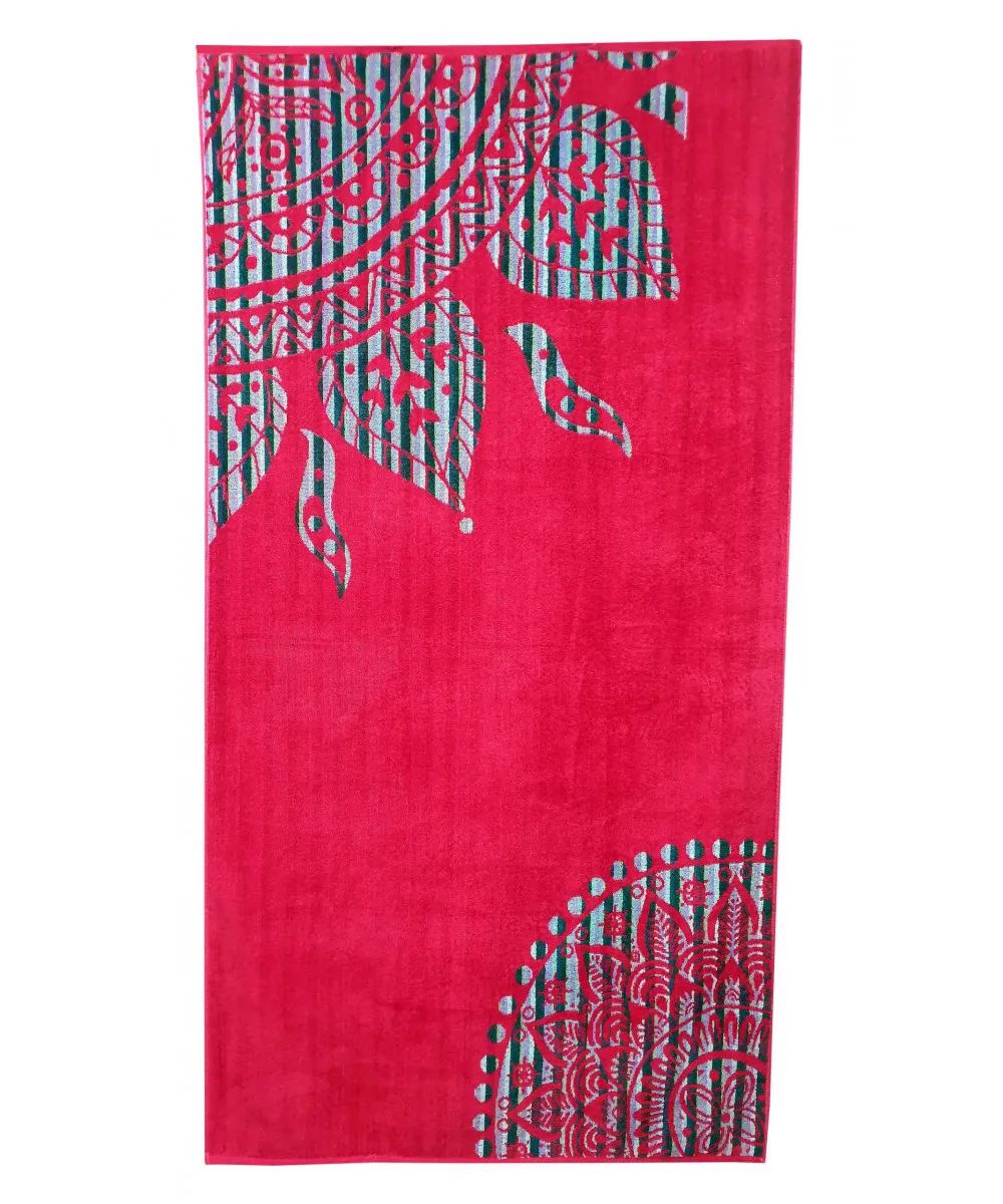 Πετσέτα Θαλάσσης ΚΟΜΒΟΣ Βελουτέ Zakar Design 2 Cotton 100% 85x160