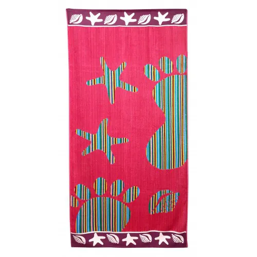 Πετσέτα Θαλάσσης ΚΟΜΒΟΣ Βελουτέ Zakar Design 9 Cotton 100% 85x160