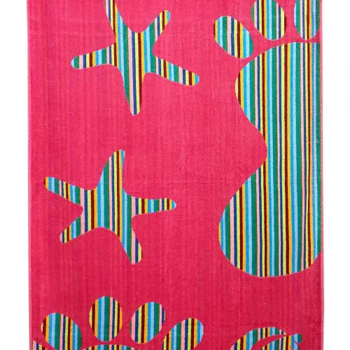 Πετσέτα Θαλάσσης ΚΟΜΒΟΣ Βελουτέ Zakar Design 9 Cotton 100% 85x160