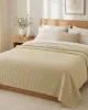 Κουβέρτα Πικέ LeBlanc Reactive Sanforized Cotton 100% Μονή 160x240 Cuppuccino