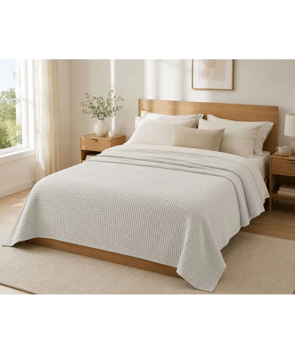 Κουβέρτα Πικέ LeBlanc Reactive Sanforized Cotton 100% Μονή 160x240 White