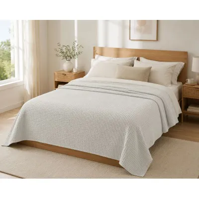 Κουβέρτα Πικέ LeBlanc Reactive Sanforized Cotton 100% Μονή 160x240 White