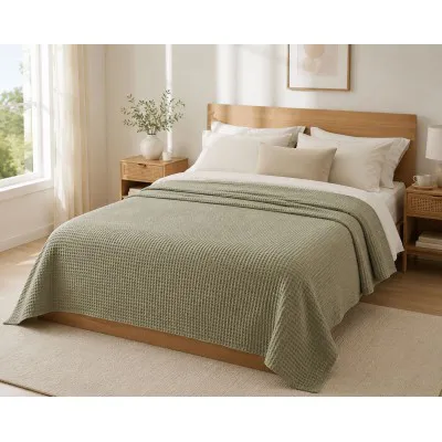 Κουβέρτα Πικέ LeBlanc Reactive Sanforized Cotton 100% Μονή 160x240 Grey