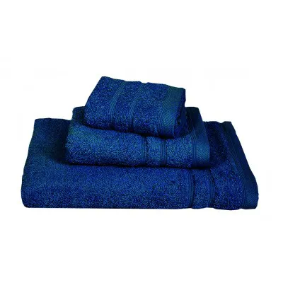Πετσέτα ΚΟΜΒΟΣ Πεννιέ 500γρ/μ2 Blue Grey Σώματος 75x145