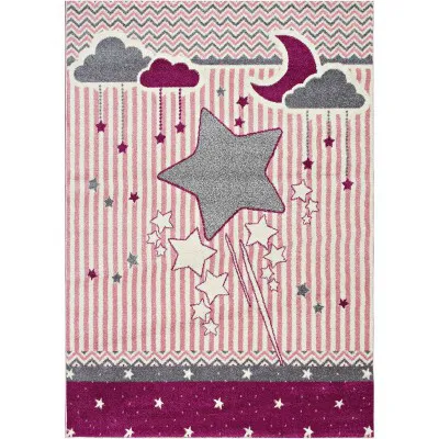 Παιδικό Χαλί 014 PINK 133 x 190 εκ.