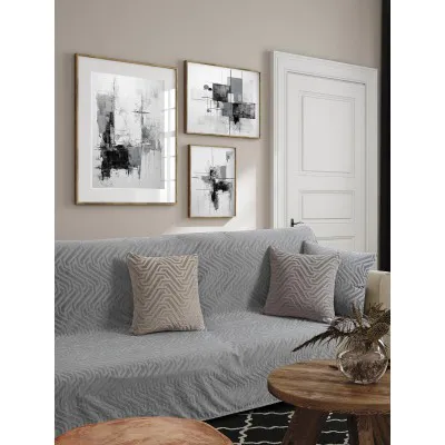 Ριχτάρι SLANGE GREY Ριχτάρι διθέσιου καναπέ: 180 x 250 εκ.