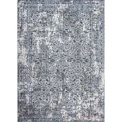 Χαλί 5901 GREY NAVY Σετ Κρεβατοκάμαρας (67 x 140 (2)   67 x 230 εκ.)