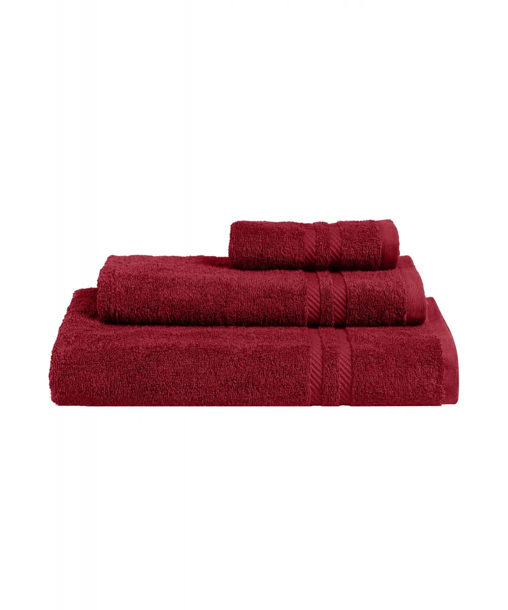 Πετσέτα AVELA BURGUNDY Πετσέτα μπάνιου: 80 x 150 εκ.